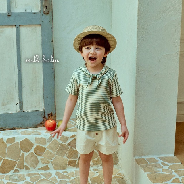 ラスト1点◆85-95 ミルクセーラーカラーT-milk balm