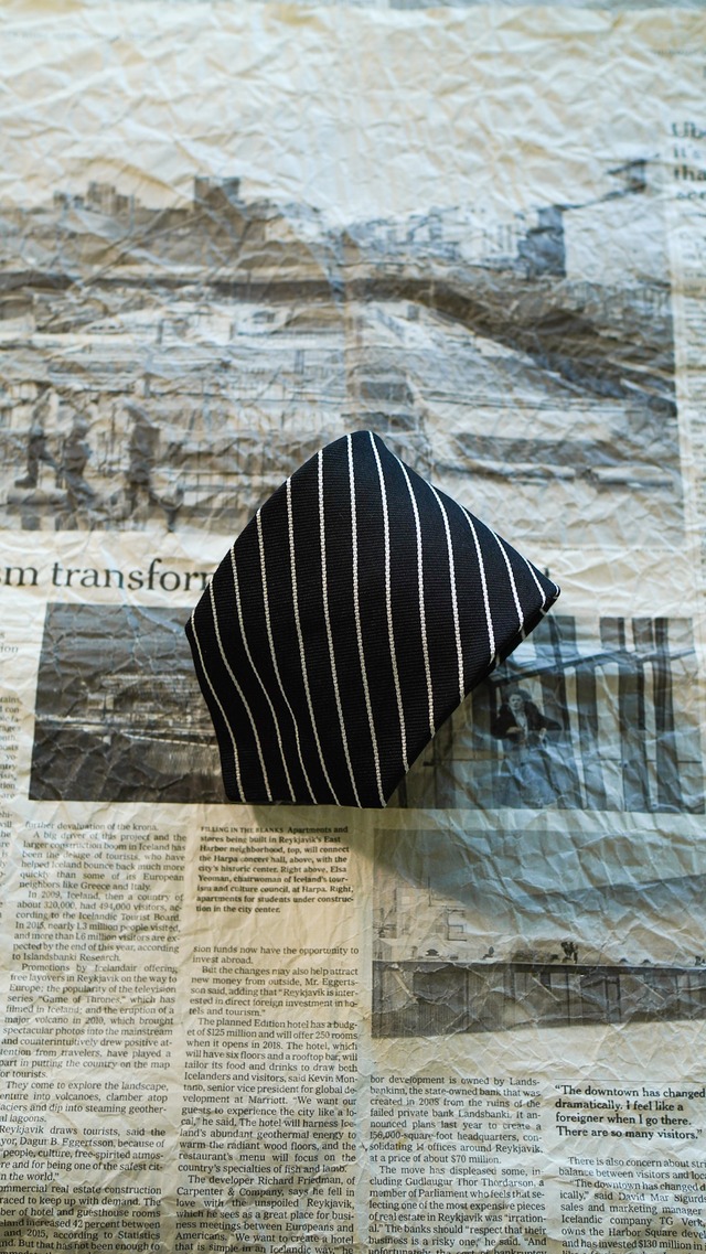 【1960s】BROOKS BROTHERS ブルックスブラザーズ レップタイ 《黒タグ ヴィンテージ ネクタイ レジメンタル ストライプ》