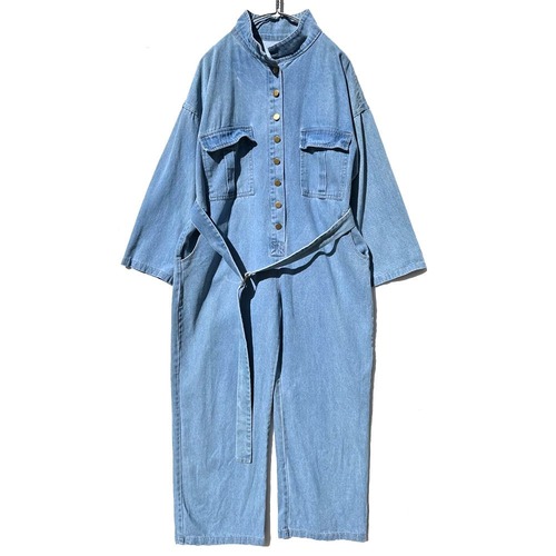 Vintage Denim All In One Jumpsuit [1980s-] Vintage Denim All In One