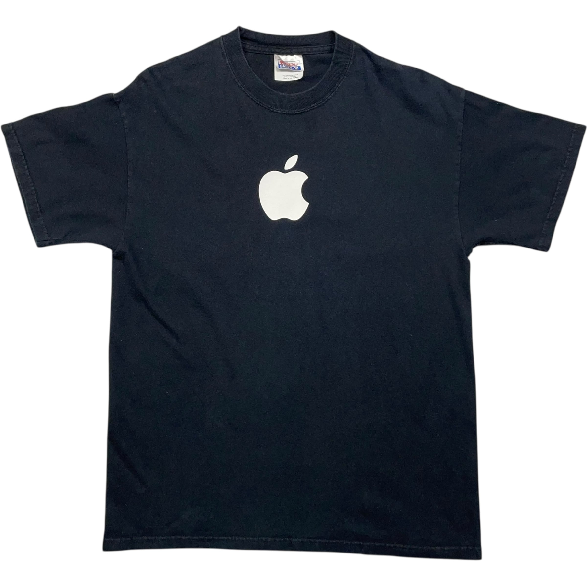 《M》 Hanes ヘインズ Tシャツ Apple アップル 企業Tシャツ ワンポイント no.7400
