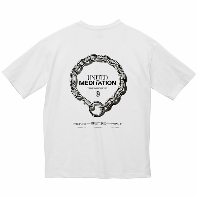 『United meditation』  両面プリントTシャツ