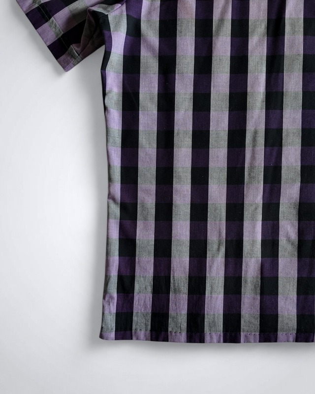 1960s TRIUMPH BLOCK PLAID S/S SHIRT