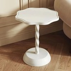 サイドテーブル　ソファエンドテーブル　丸形　コーヒーテーブル　ベッドサイドテーブル　クリエイティブ　ナイトスタンド　フラットティーテーブル　小さなエンドテーブル　リビングルーム　ベッドルーム　オフィス シンプル　ブラック　ホワイト  イエロー　直径40CM