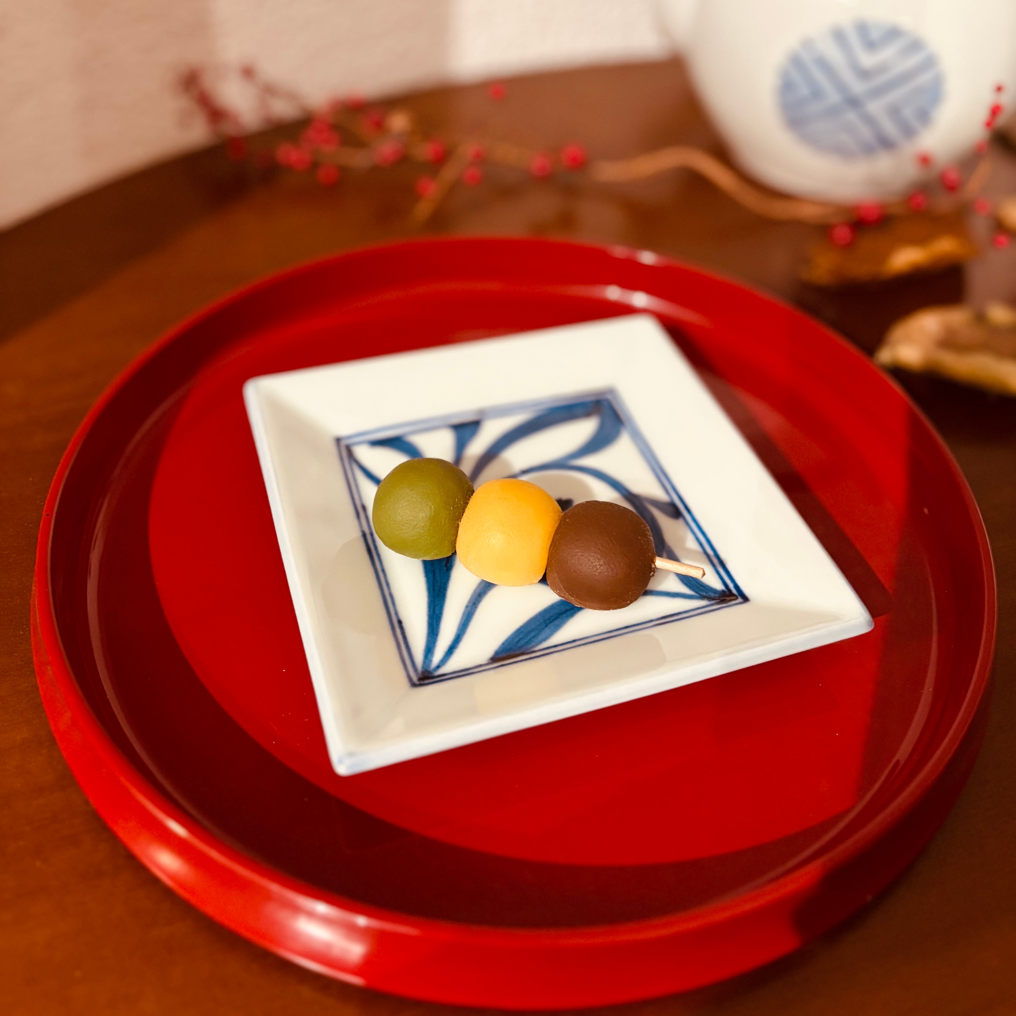 砥部焼／梅山窯】銘々皿（唐草） | 砥部焼専門店／砥部焼の浜陶