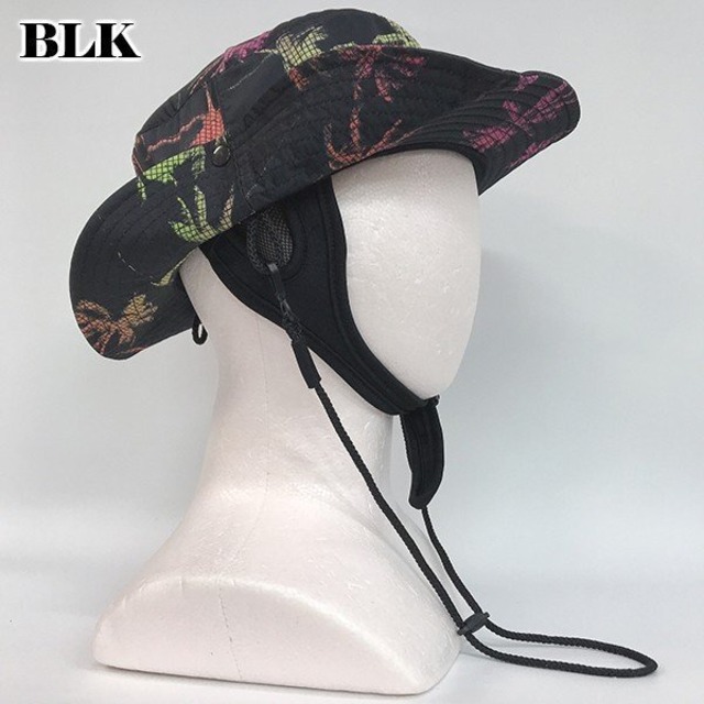 Ba011 960 ビラボン サーフハット メンズ 帽子 おすすめ 旅行 海 プレゼント サーフィン メッシュパーツ人気ブランド 紺色系 ボタニカル柄 Billabong Beachdays Okinawa