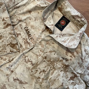 【USA古着】米軍実物 海兵隊 ミリタリージャケット コンバットユニフォーム デジカモ柄 BDU jacket USA MARINES アメリカ古着