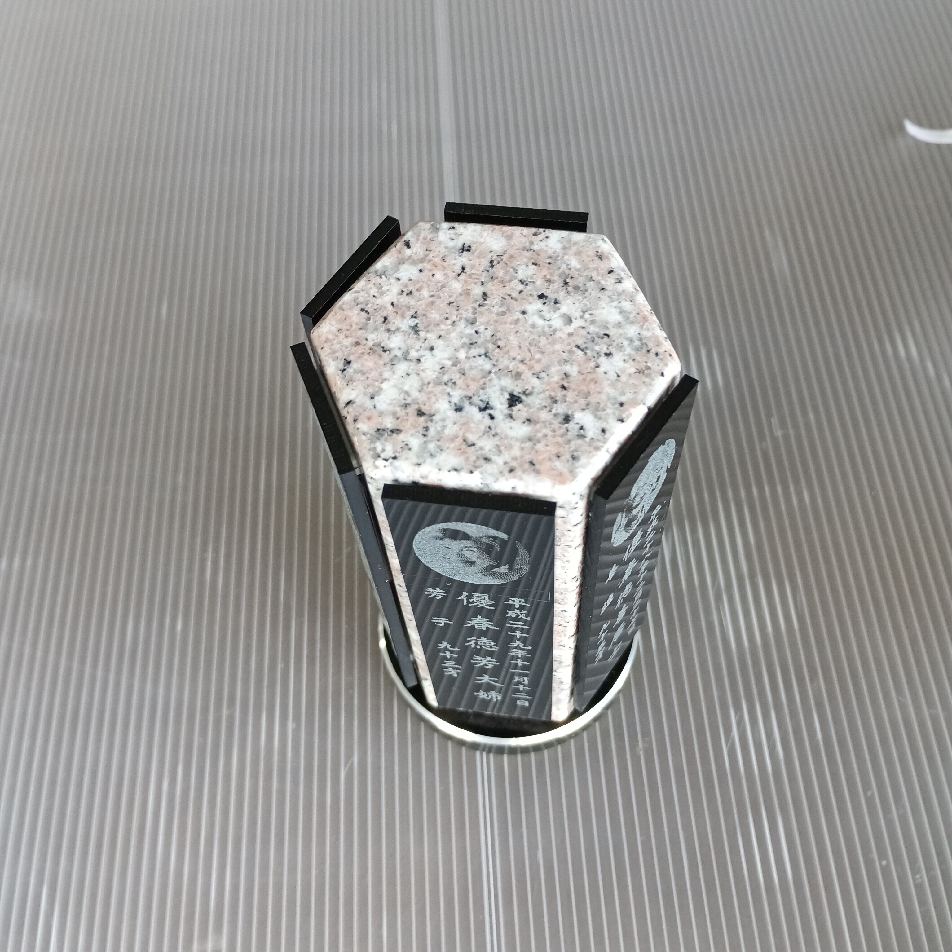 回転位牌　６人用悠想天回　6R60A桜　５名様分