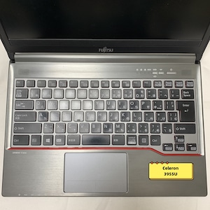 在庫一掃セール 日本製 13.3型 ノートPC 富士通 E736/P 中古動作良品 第6世代 Celeron 4GB DVDRW 無線 Bluetooth カメラ Windows11 Office