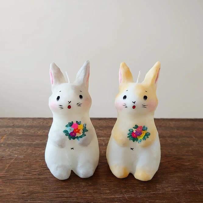 ☆残り1点ずつ☆［ pichio candle ］ピチオキャンドル /  動物キャンドル /  ウサギ