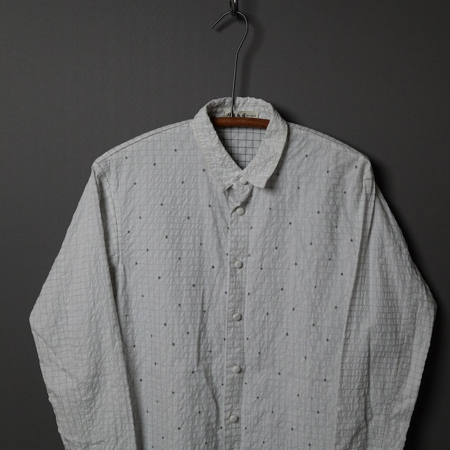 [ASHA by MDS]  Textured Grid Shirt