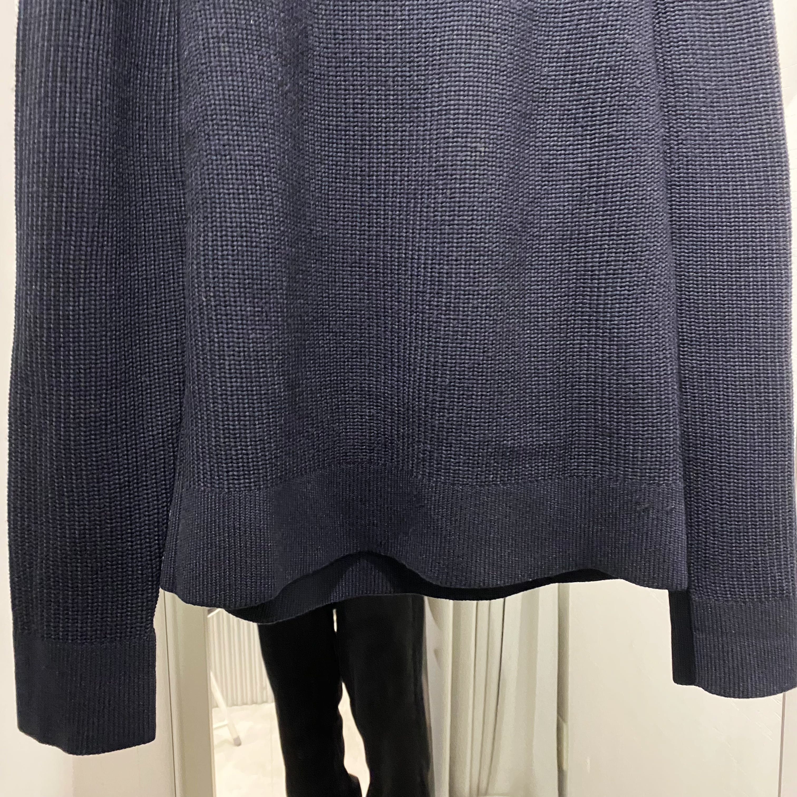 LEMAIRE ルメール ウール クルーネックニット ネイビー size-S LEMAIRE ルメール ウール クルーネックニット ネイビー size-S