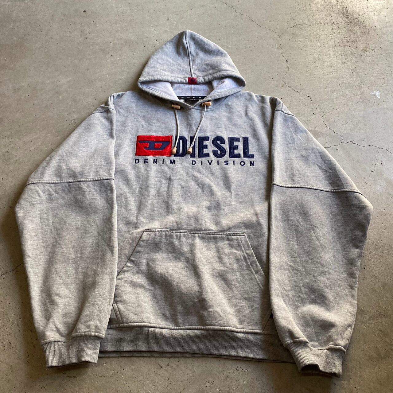 90年代 DIESEL ディーゼル プルオーバー スウェットパーカー メンズXL 
