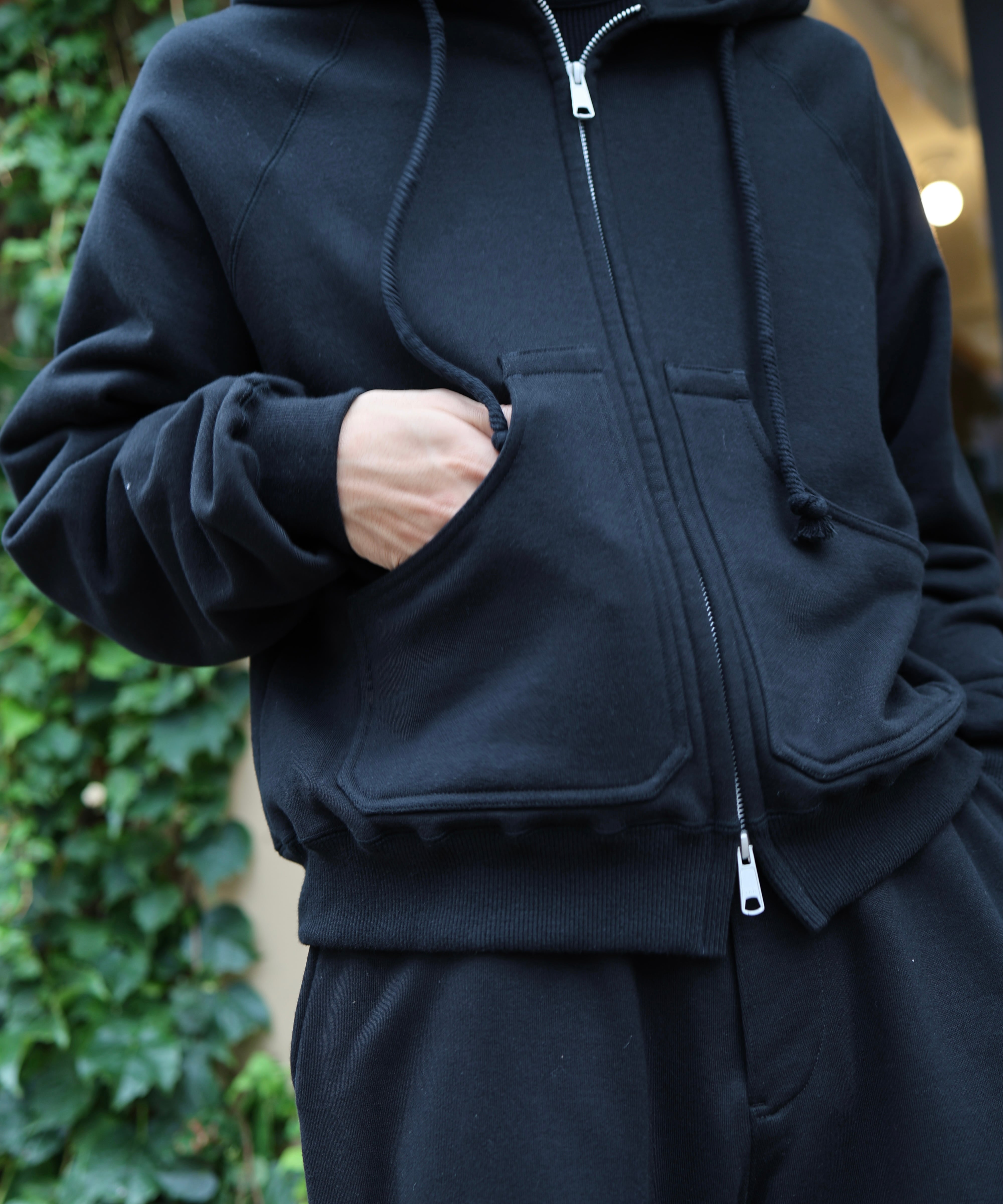 MATSUFUJI /M263-0602 / ZIP UP SWEAT HOODIE(BLACK) | AfterSchool