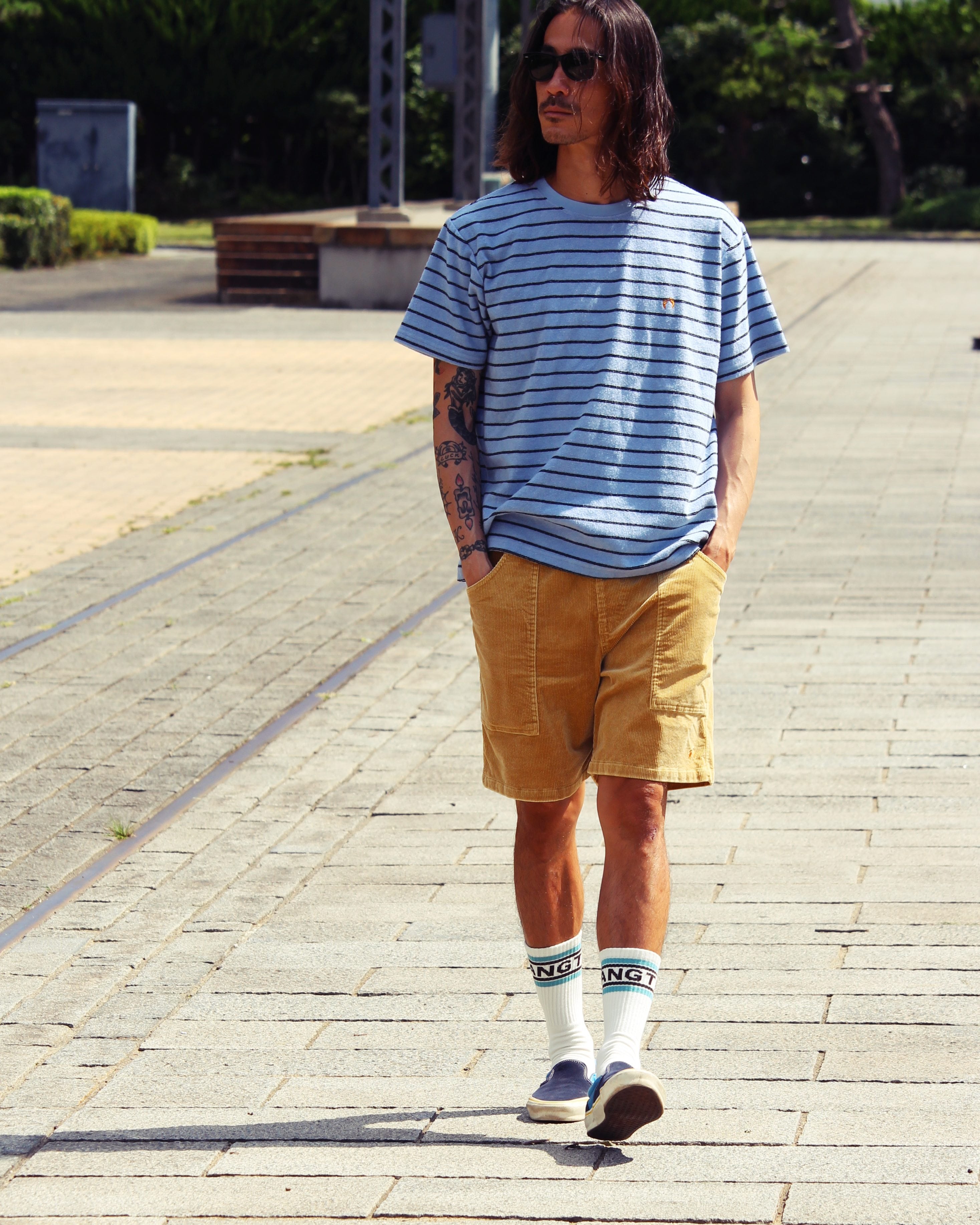 26FW-02　Coastal Pile Stripe Tee
