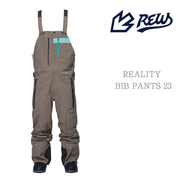 REW 『 REALITY BIB PANTS 23 』24-25 GORE-TEX スノーボード ウェア  