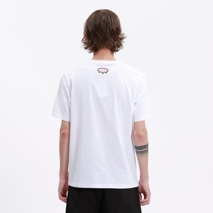 SALE 送料無料【HIPANDA ハイパンダ】メンズ 牛プリント Tシャツ MEN'S Year of the Ox PRINT SHORT SLEEVED T-SHIRT / WHITE・BLACK