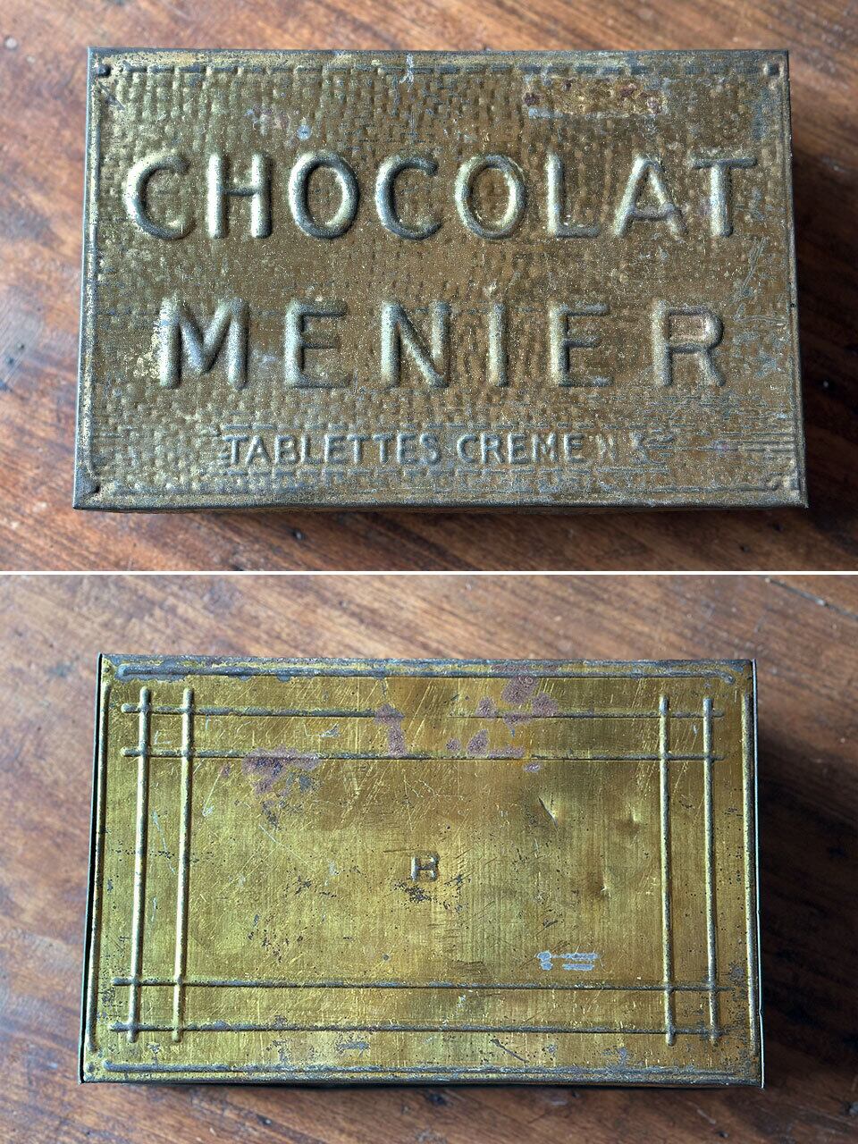 ショコラムニエのTIN缶 CHOCOLAT MENIER 長方形 | Brocante de La