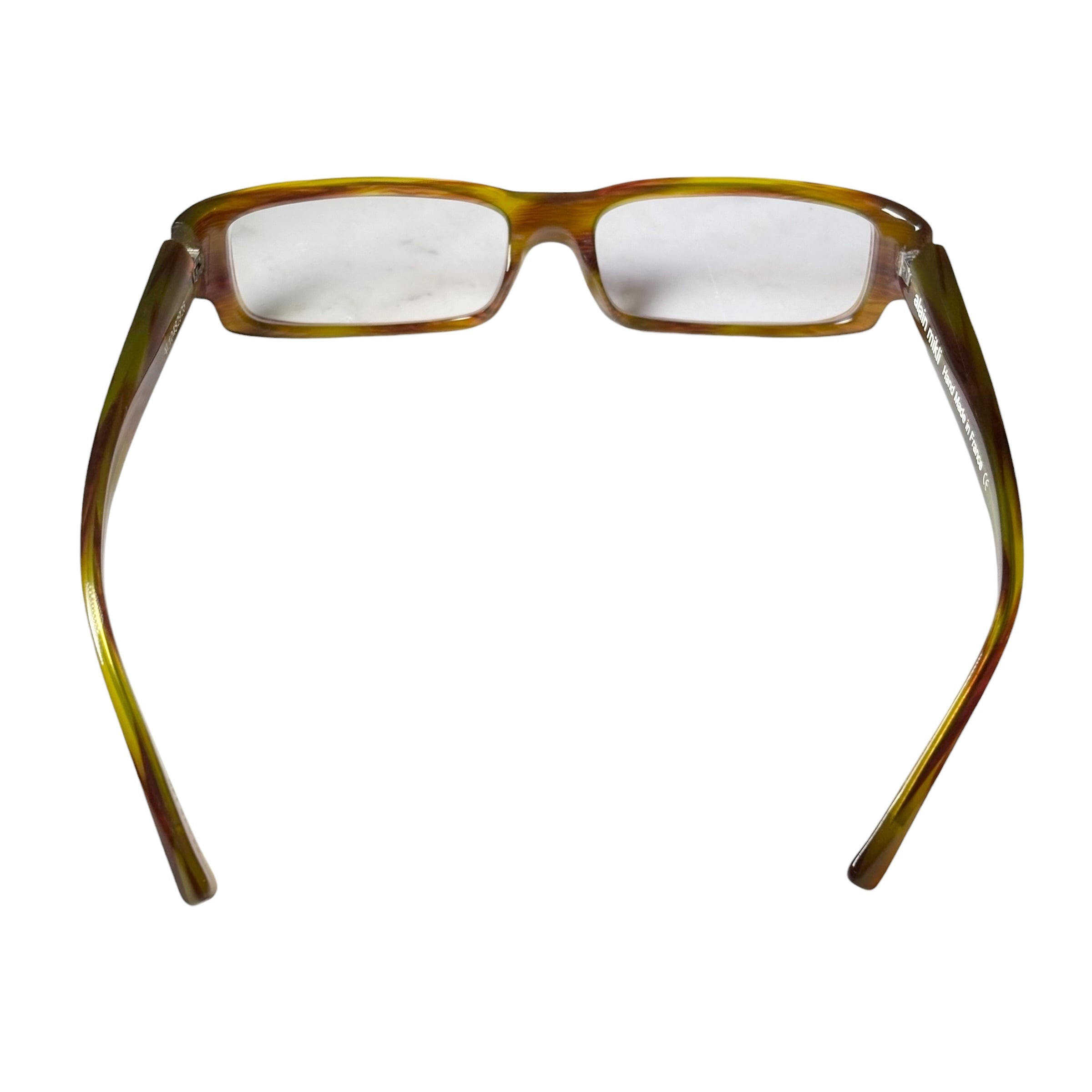 ALAIN MIKLI tortoiseshell pattern frame glasses | NOIR ONLINE