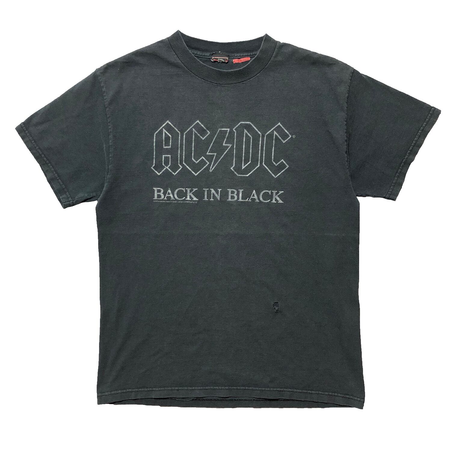 USA 古着 AC/DC BACK IN BLACK ミュージックTシャツ ロックTシャツ  