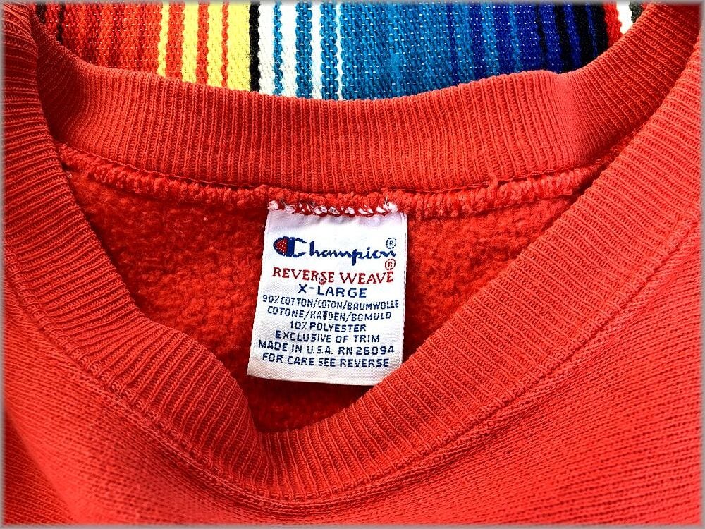☆Champion チャンピオン 90s USA製 刺繍タグ リバースウィーブ 無地