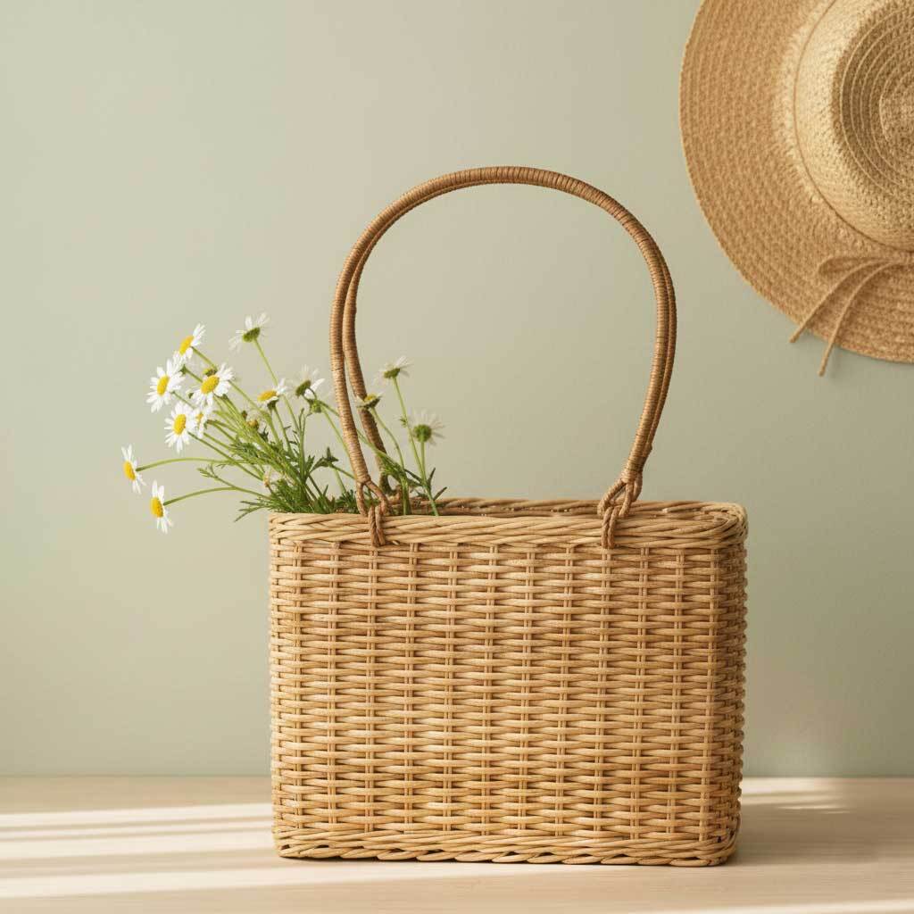 ラタン かごバッグ (RTA-897)