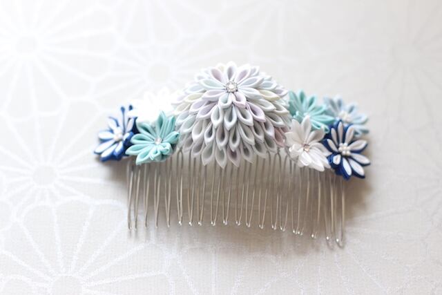 つまみ細工 コーム