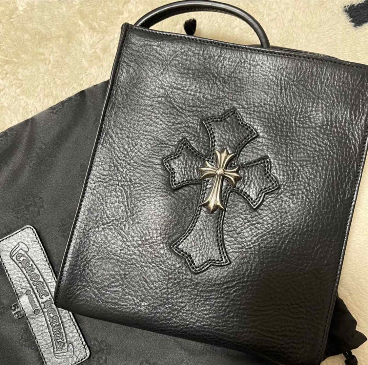 CHROME HEARTS クロムハーツ SQPKT CH CROSS スクエアポケット CH 
