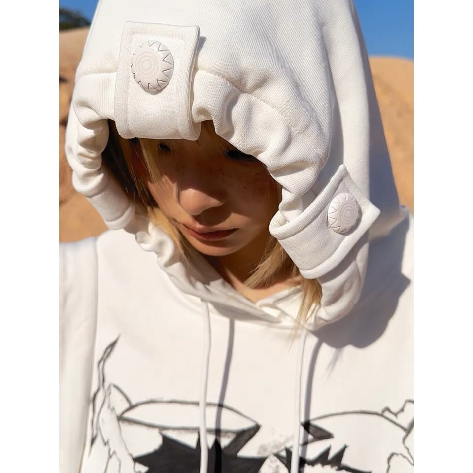 CFIERCE] Mummy Couple Printed Hoodie | BYORI