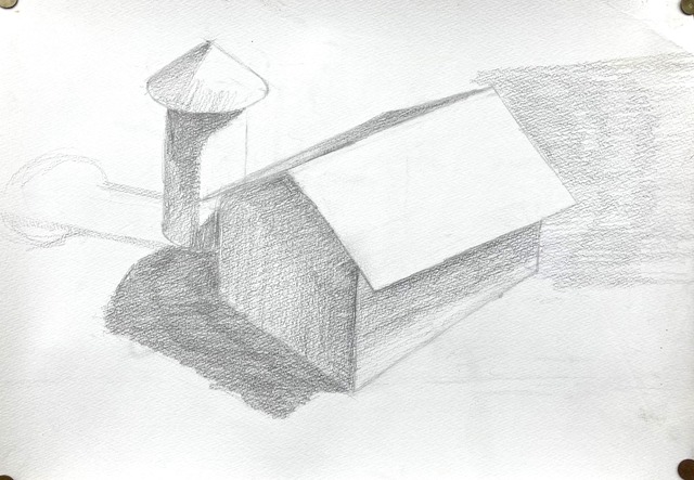 デッサン 家の石膏 Hatano Kayo Shop