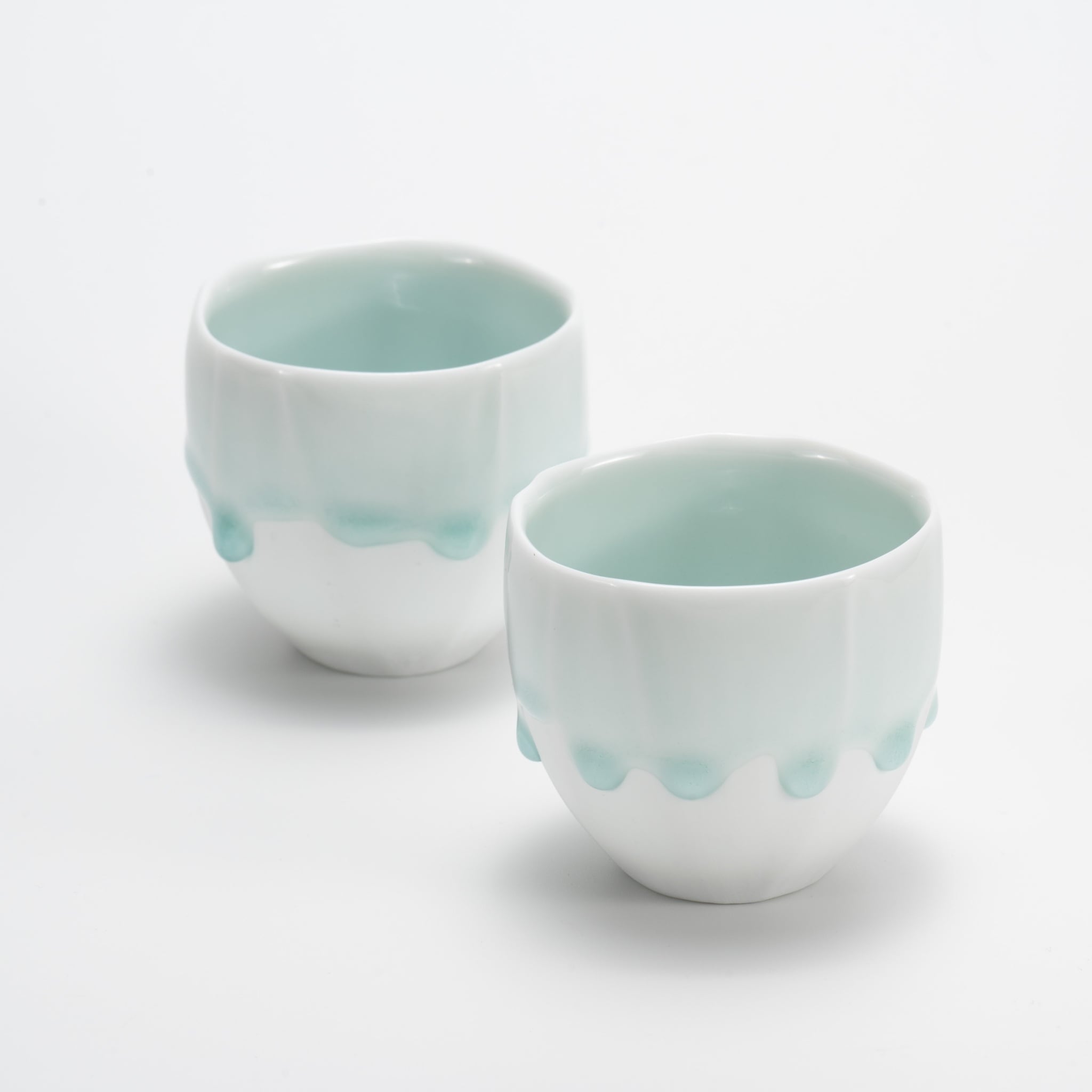 青白磁 雫シリーズ ゆのみ | imaginedog