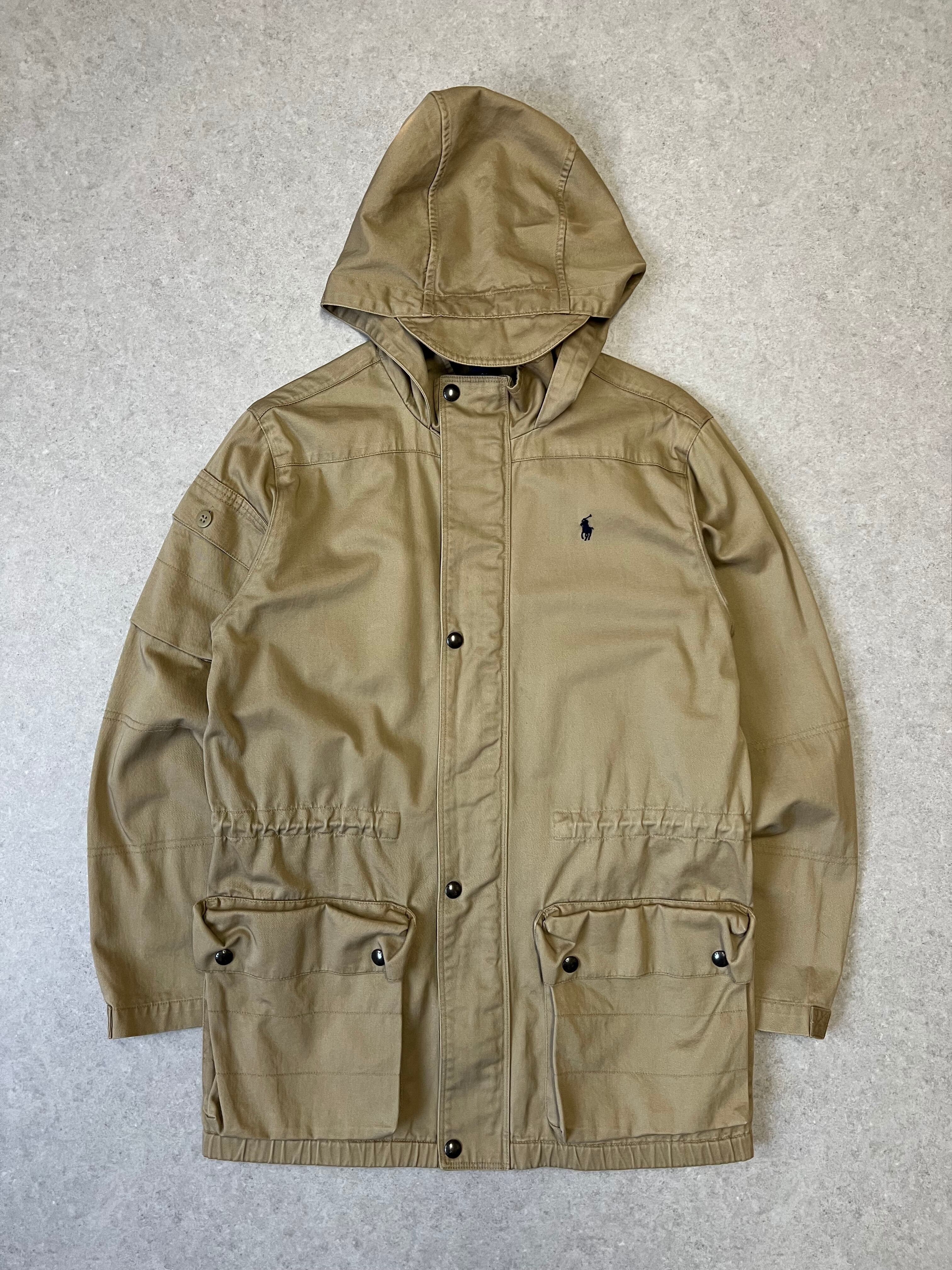 NAUTICA ノーティカ 襟レザー ジャケット スイングトップ メンズL 古着