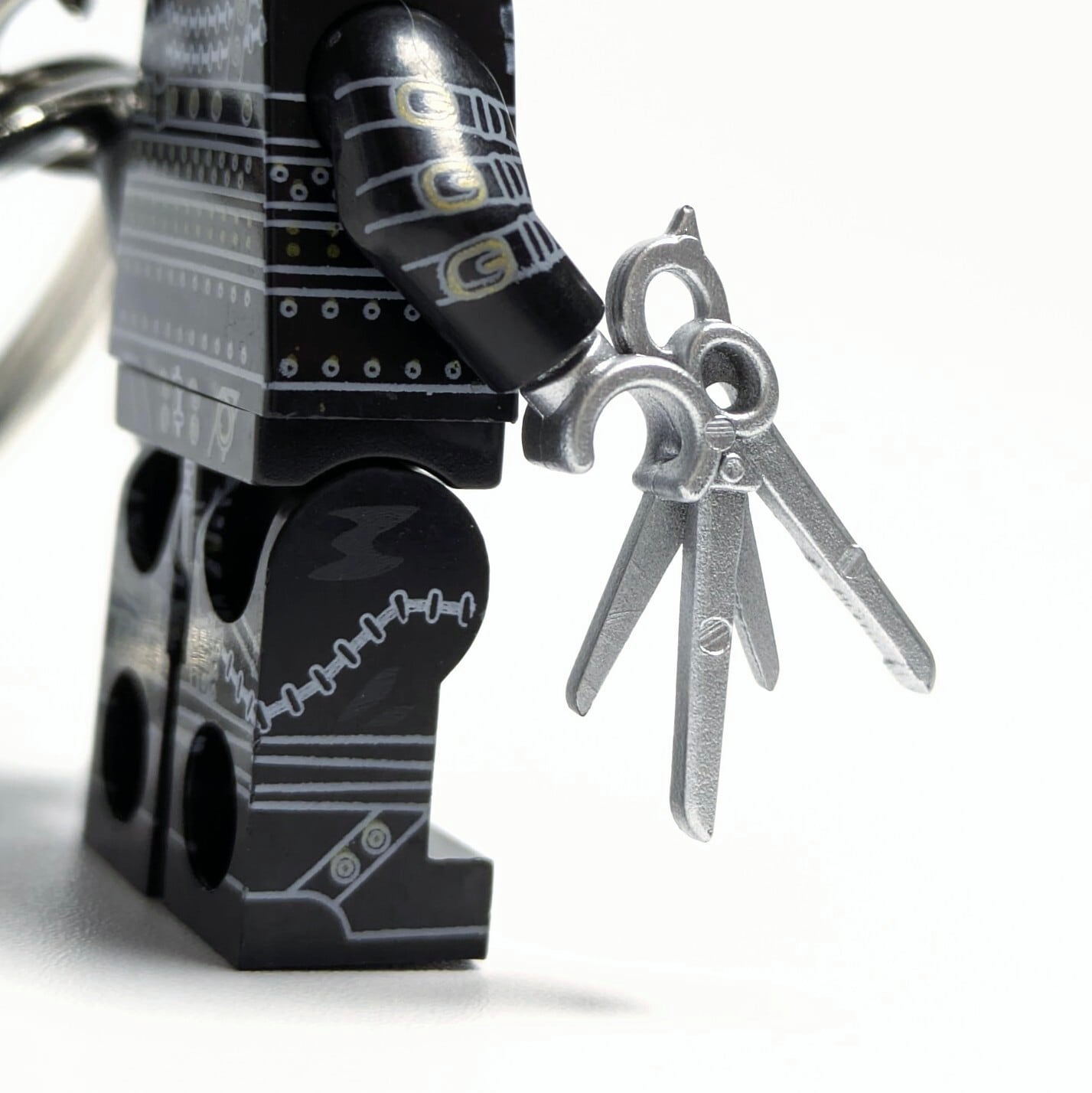 ☆ブロックフィギュアキーホルダー☆【 Edward Scissorhands