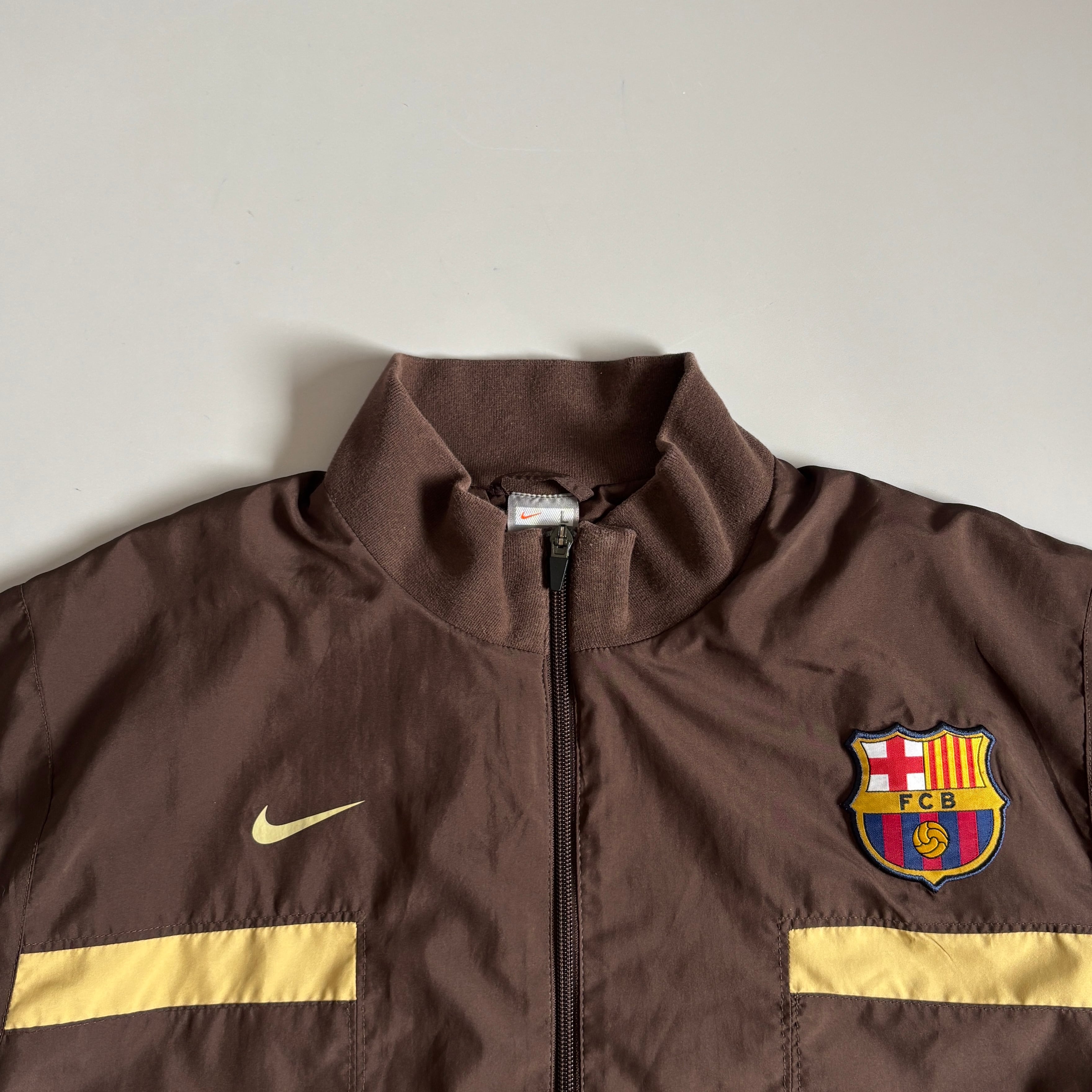 00s NIKE ナイキ FCバルセロナ ロゴ フットボールチーム ポリエステル