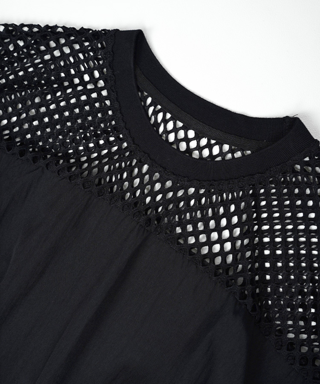 【直営限定ITEM】パンチングドルマンスリーブTOPS (BLACK) CQ-49005H