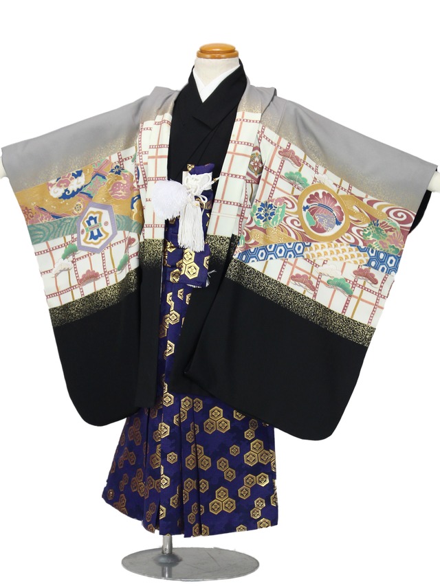 3歳男の子【かんたん着付け】HT0014