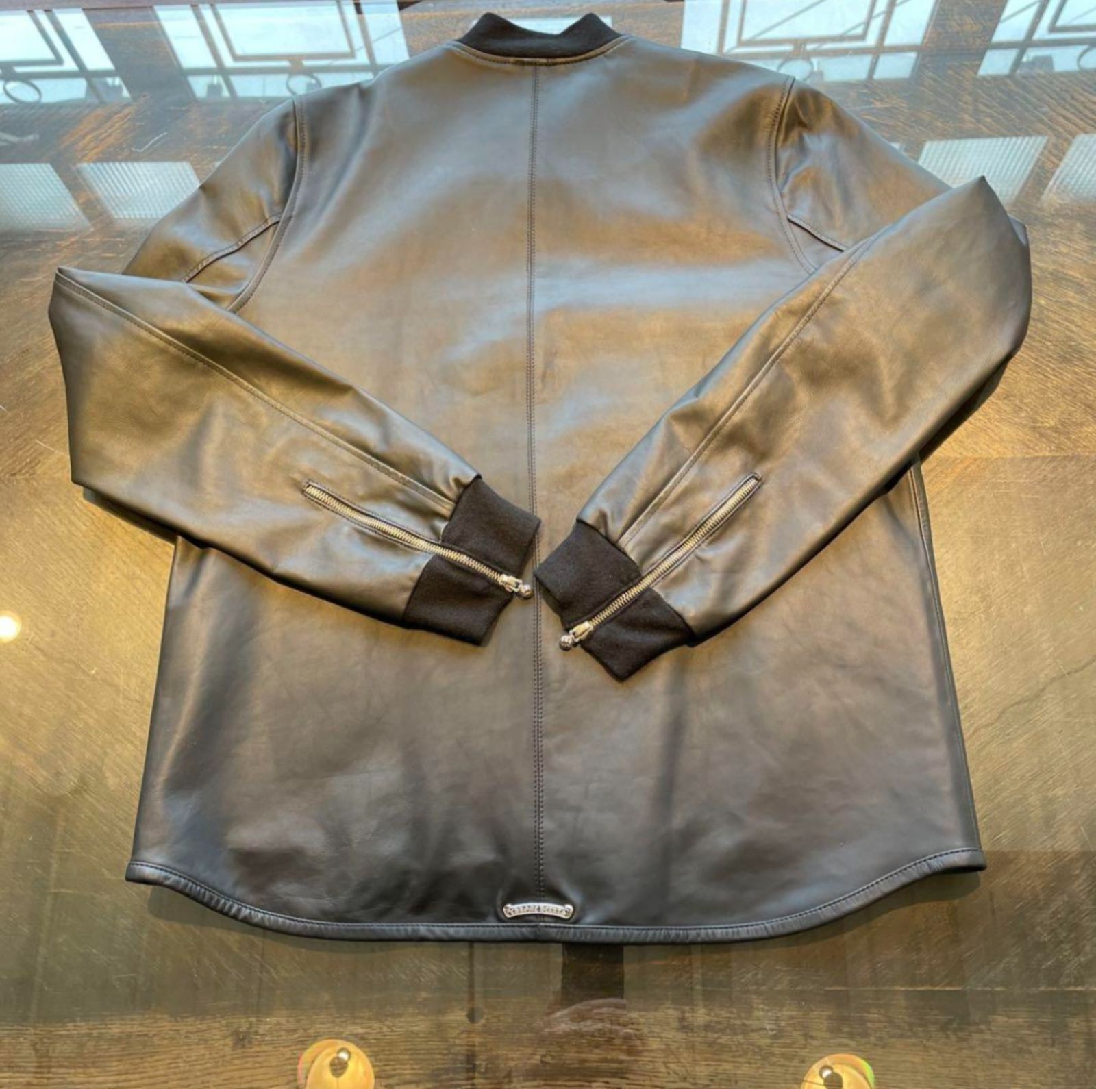 CHROME HEARTS クロムハーツ フラリーズ FLURRIES レザー ブルゾン