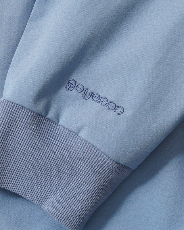 Rib Regular Collar Shirts / BLUE［goyemon general gadget］