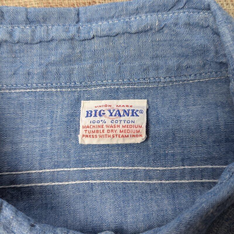 60s～ BIG YANK Chambray Work Shirt | Wonder Wear ヴィンテージ古着