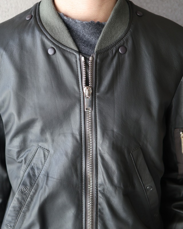 【PaulSmith】Leather Bomber Jacket