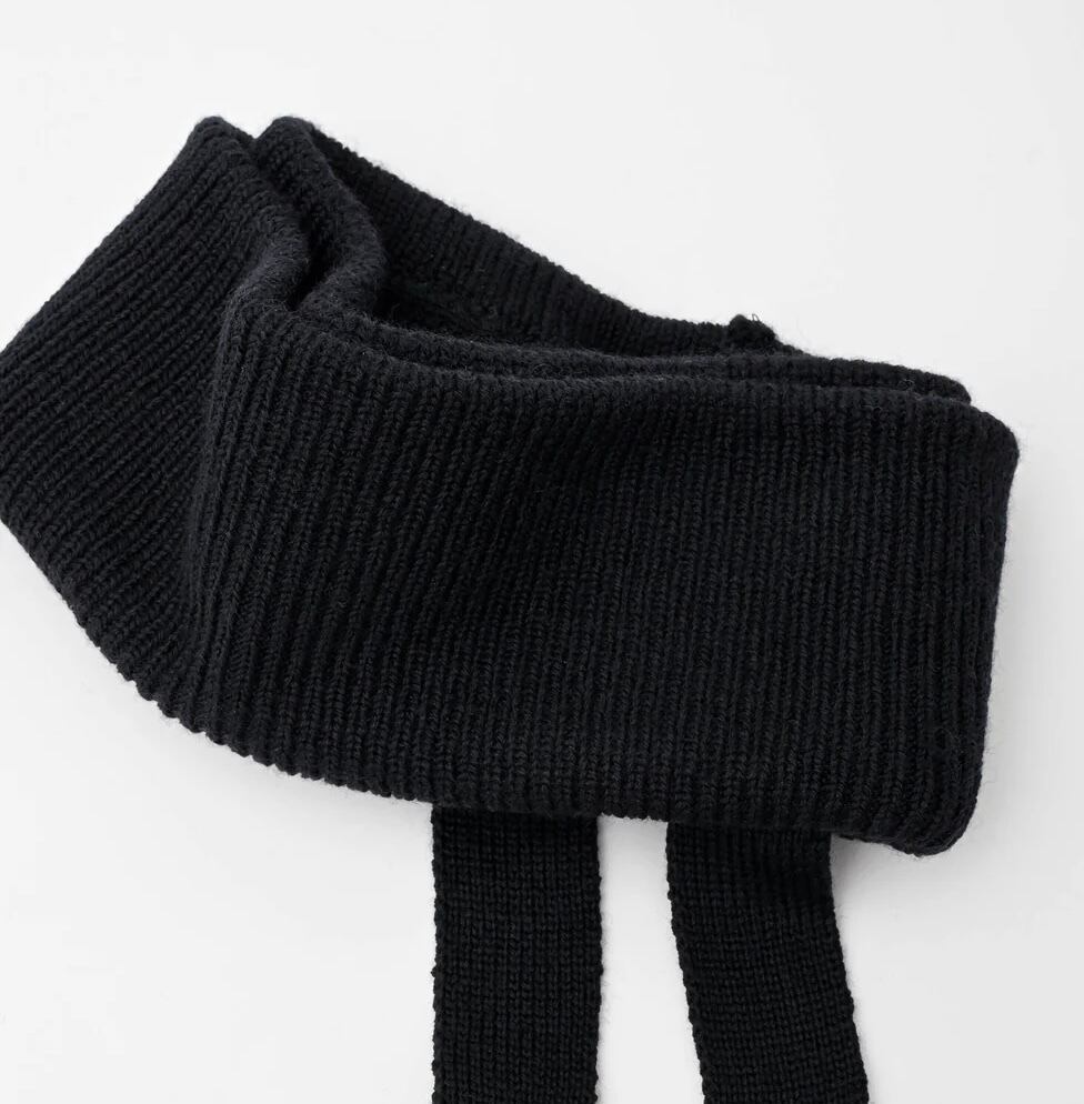 COMESANDGOES) WOOL FLAP HEADBAND & NECK WARMER (テープ付き
