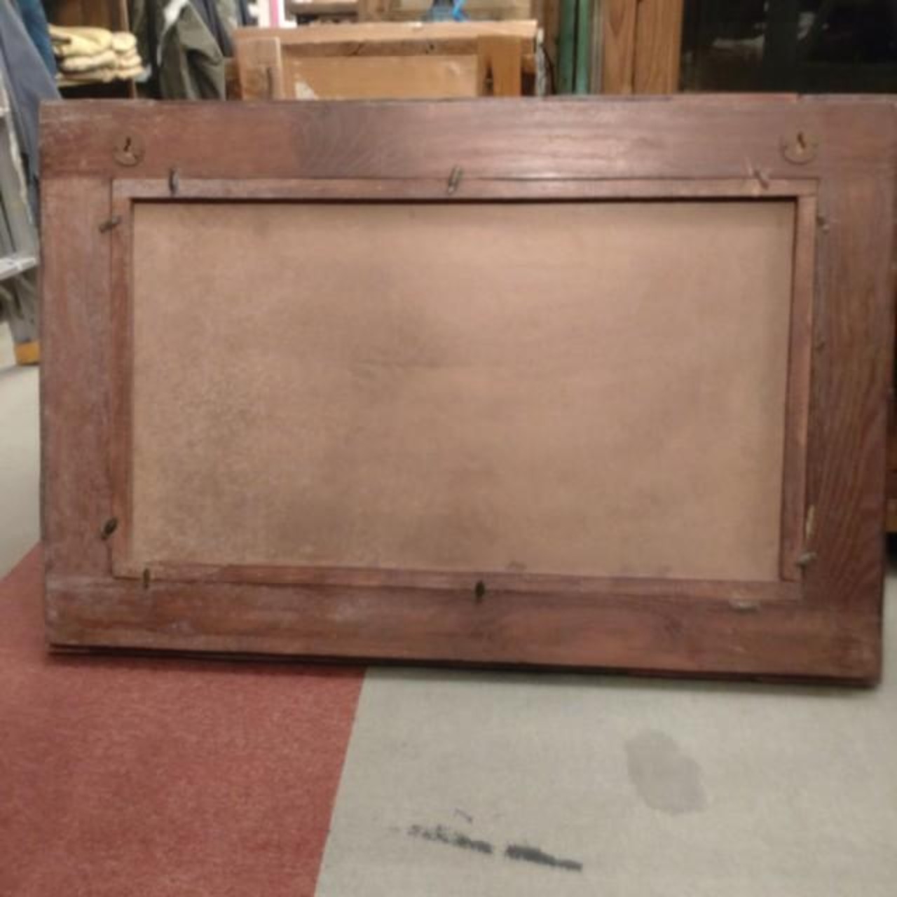 【One-of-a-kind-item】Vintage Mirror　Wood Mirror　Wallhanging Mirror　Full-length Mirror　