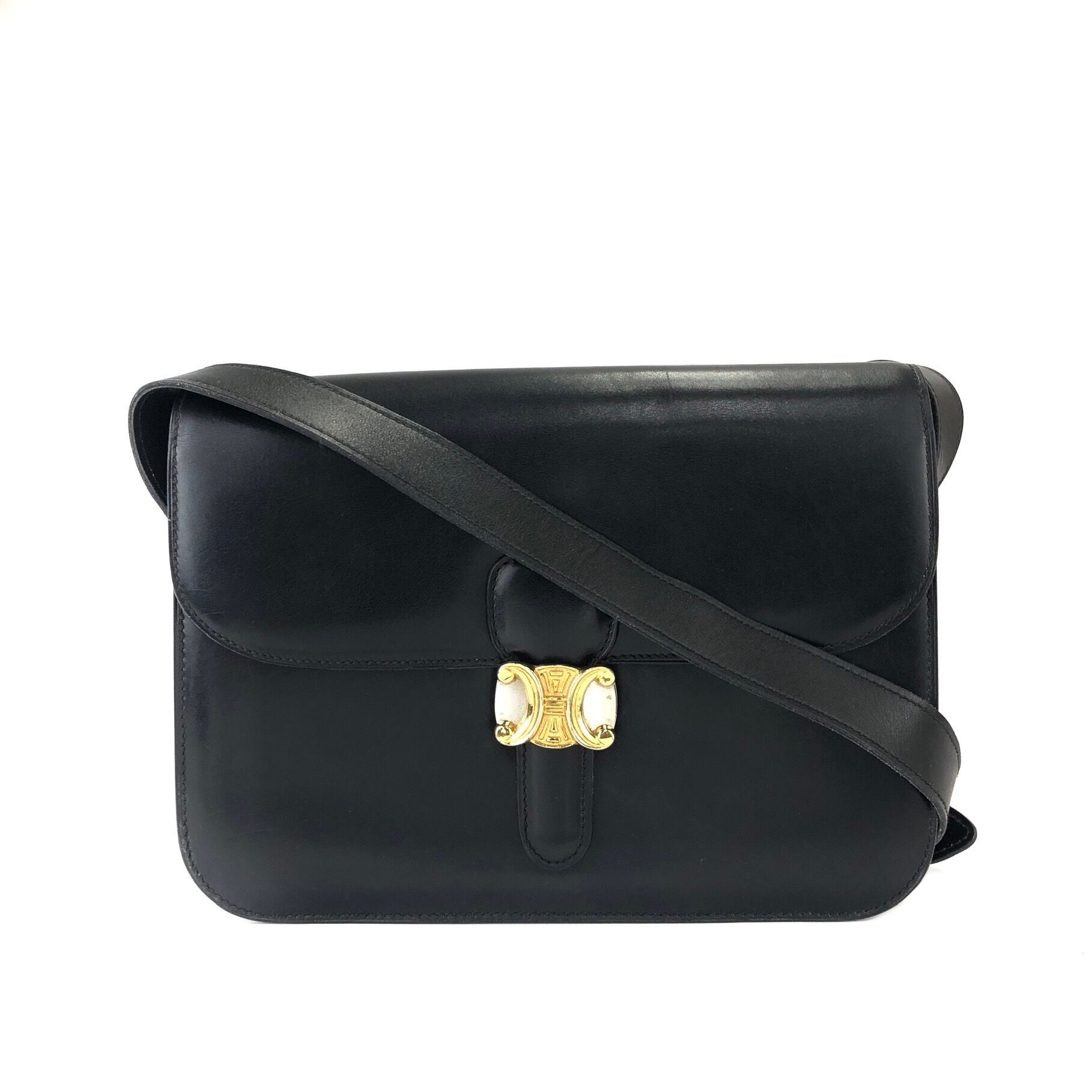 CELINE セリーヌ トリオンフ サイドトリオンフ レザー クロス CELINE セリーヌ トリオンフ サイドトリオンフ レザー クロス
