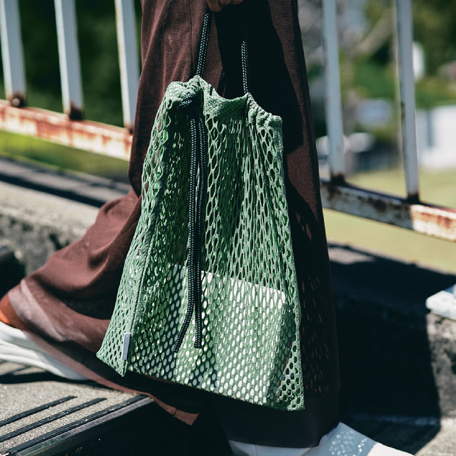 twotone bag / カラーネット 3way バッグ | HANA LAB -Hana Material