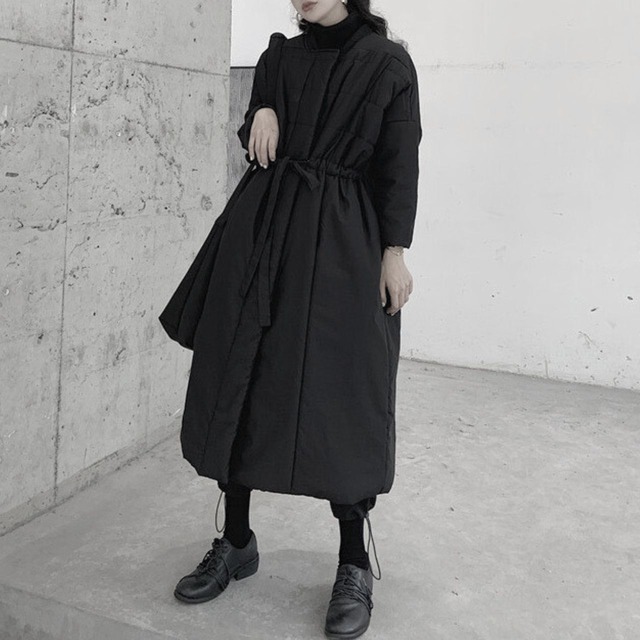 Cotton coat mid-length C0559