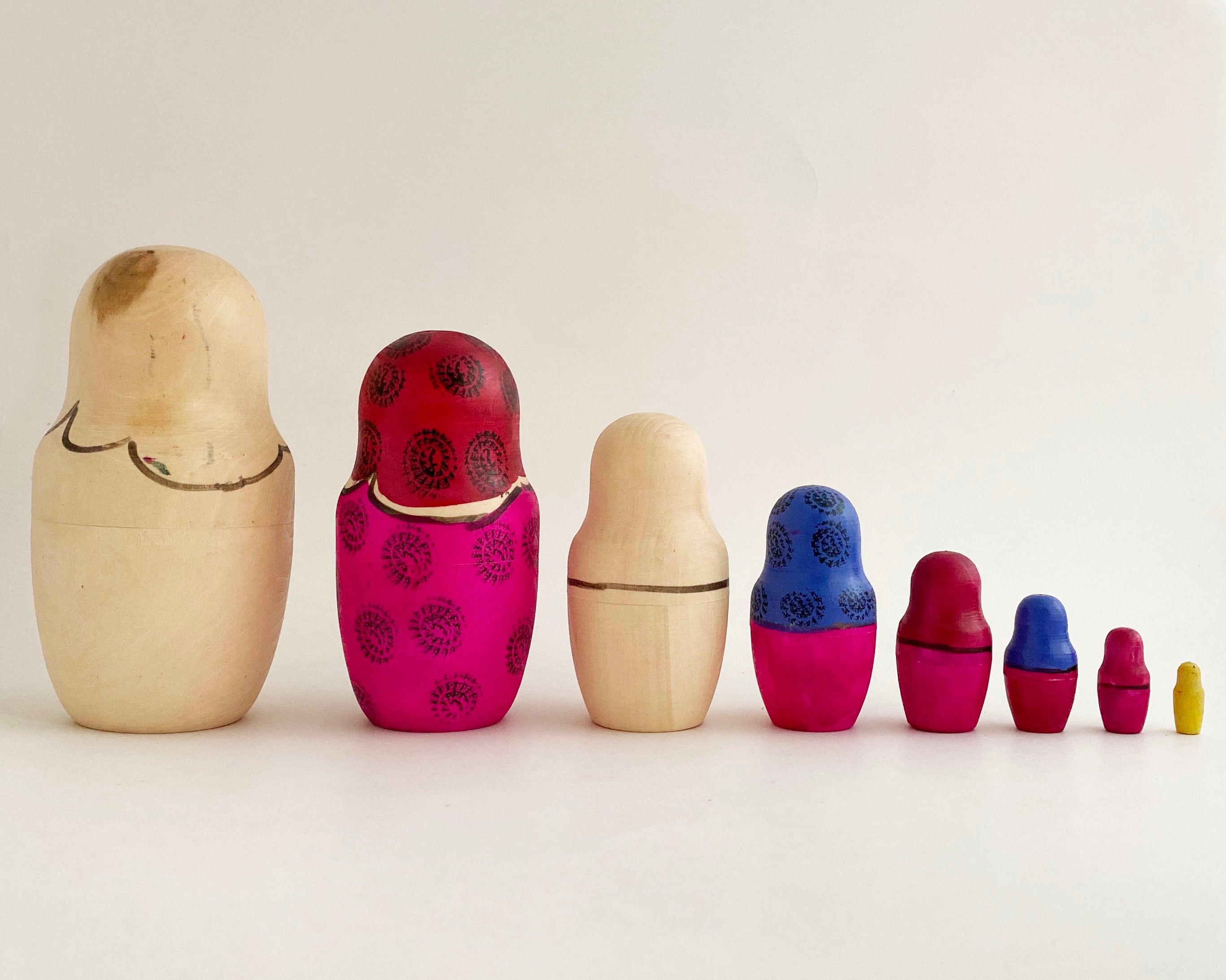 シンプル マイダン産マトリョーシカ / 8個組 | kokeshka