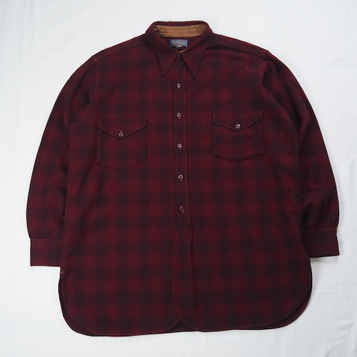 40's〜 Pendleton ウールシャツ シャドーチェック