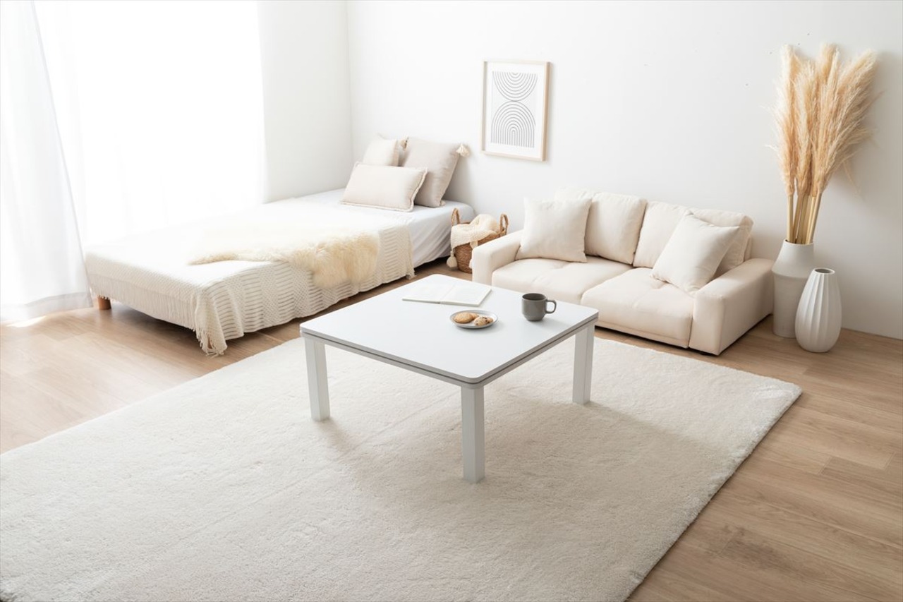 【正方形:天板 75cm×75cm】Kos こたつテーブル