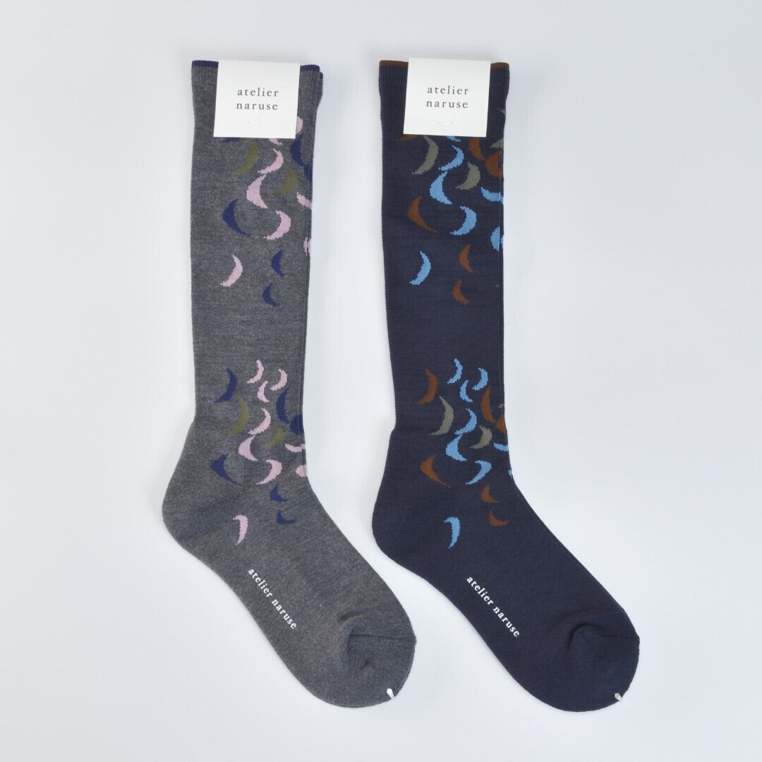 atelier naruse アトリエナルセ コットンウール moon dance 着圧ソックス 冷え性の方にお勧めの靴下が発売です。