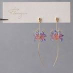 夕暮れの夏水仙 | Resurrection Lily Dangle Earrings