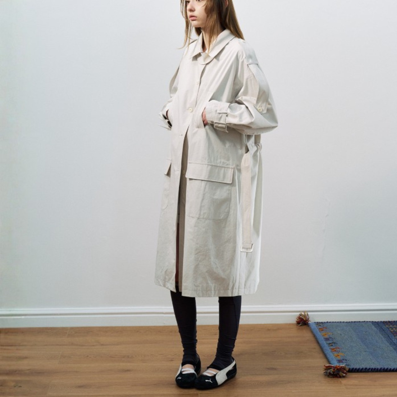 Ceinture Doux Trench Coat F0570